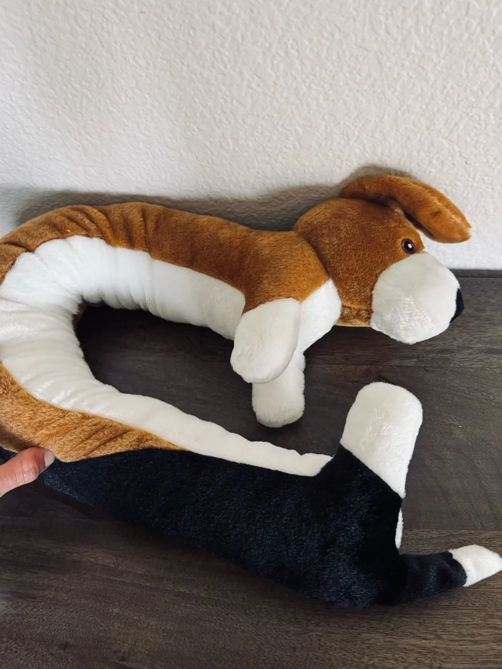 3’ Long Dachshund Dog Plush Pet Squeaky Stuffed Animal Toy
